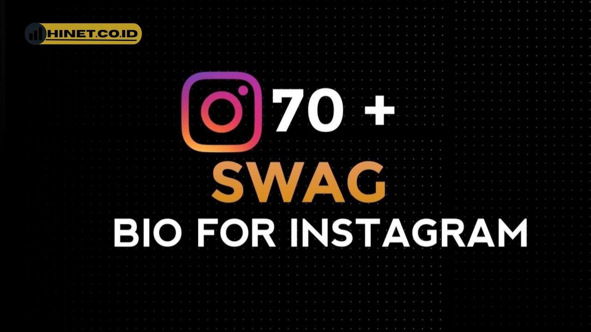 swag bio instagram